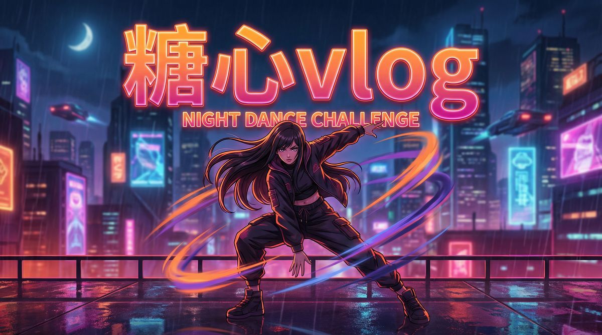 糖心vlog夜舞挑战视频